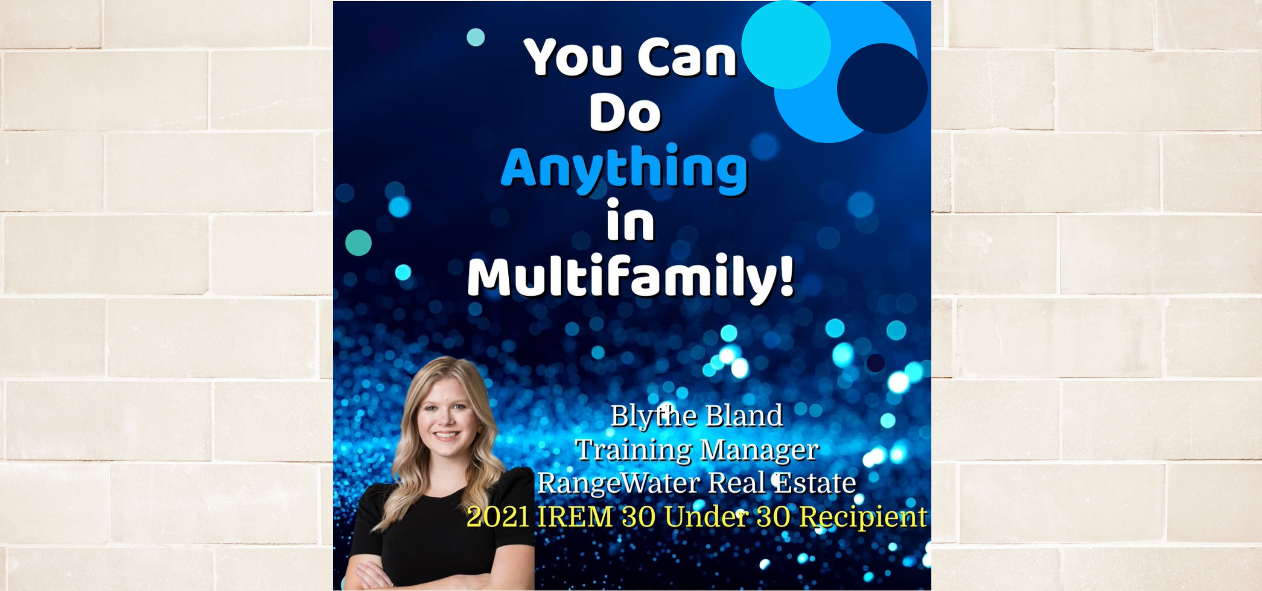 You Can Do Anything in Multifamily!